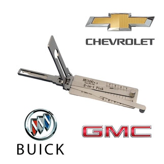GM 8 Cut Newer key Auto LISHI - Laser cut keys HU100 8 Cut